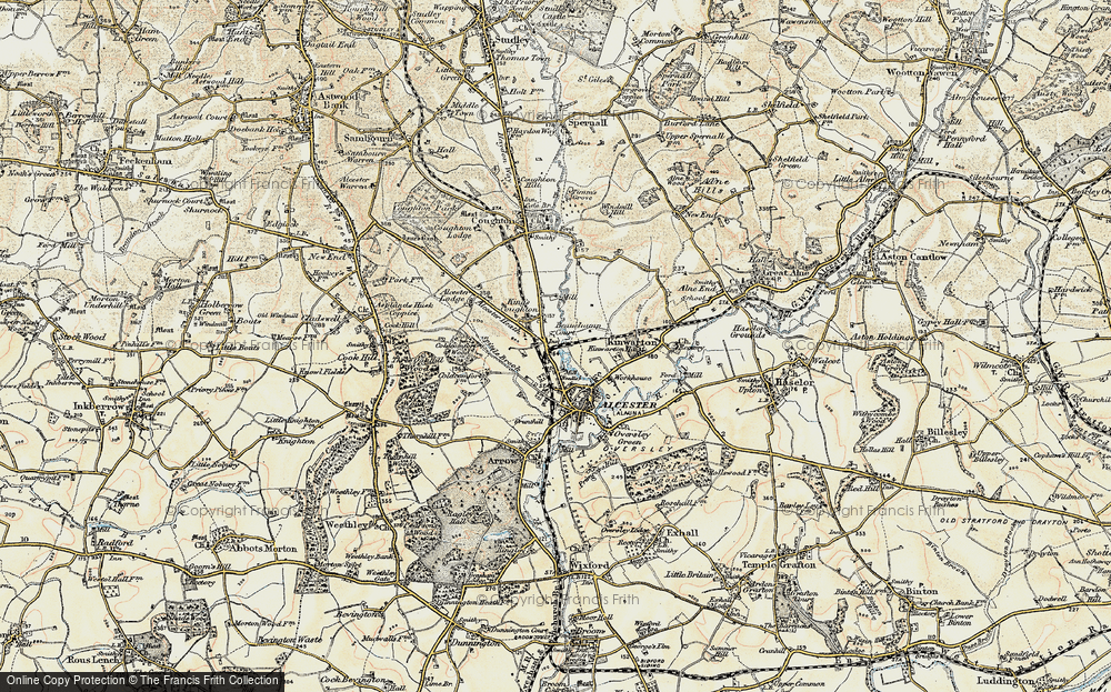 Old Map of King's Coughton, 1899-1902 in 1899-1902