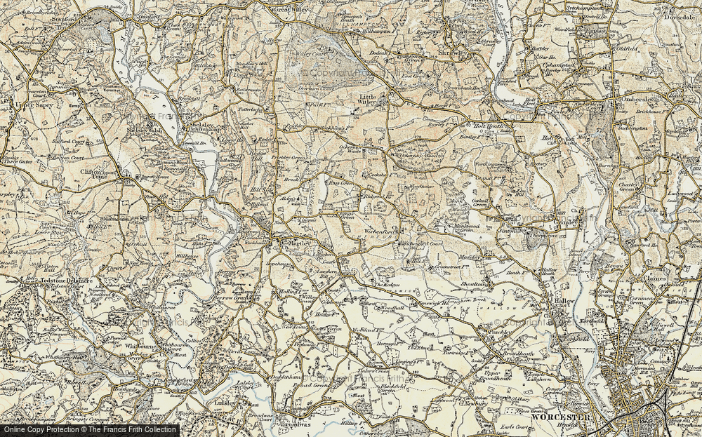 Old Map of King's Green, 1899-1902 in 1899-1902