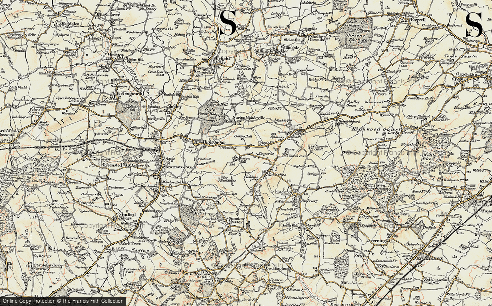 Old Map of King Street, 1898 in 1898