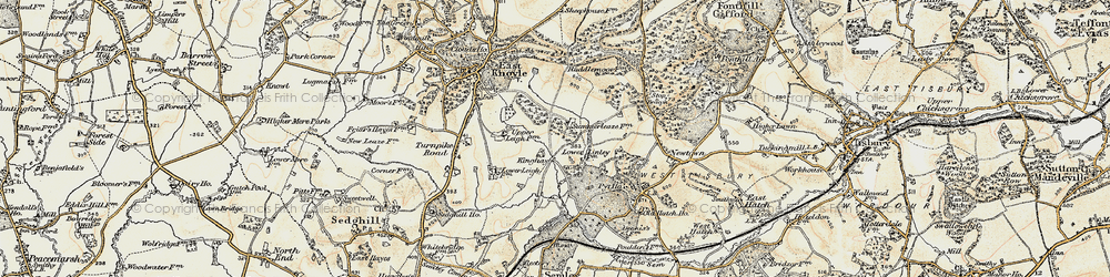 Old map of Kinghay in 1897-1899