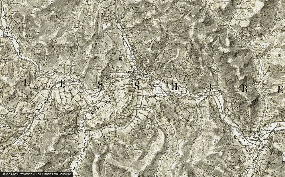 Old Map of Kings Muir, 1903-1904 in 1903-1904