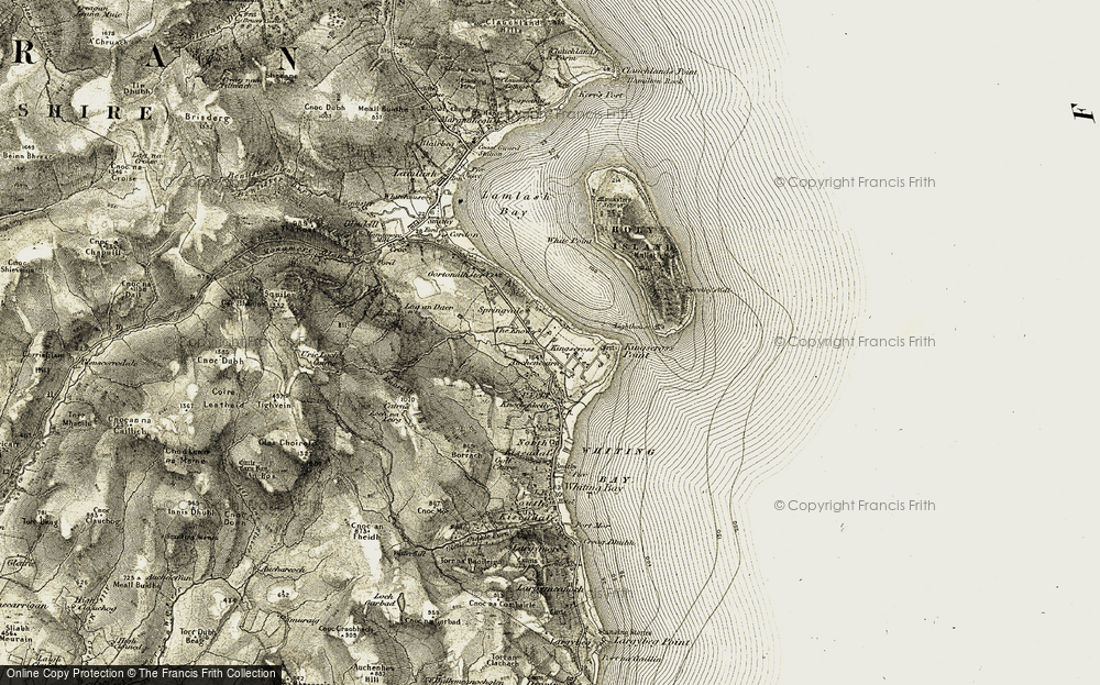 Old Map of Kingscross, 1905-1906 in 1905-1906
