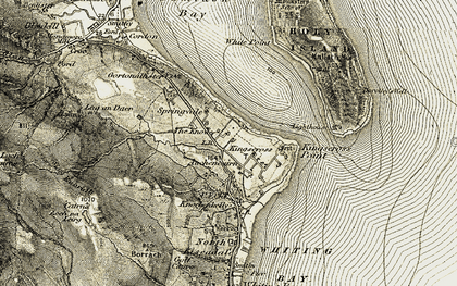 Old map of Kingscross in 1905-1906