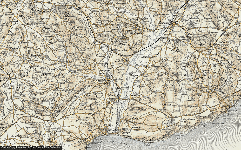 Old Map of Kingsdon, 1898-1900 in 1898-1900