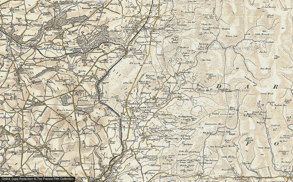 Old Map of Kingsett, 1899-1900 in 1899-1900