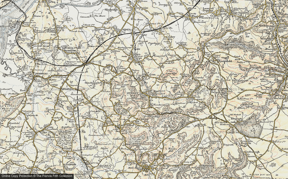 Old Map of Kingshill, 1898-1900 in 1898-1900