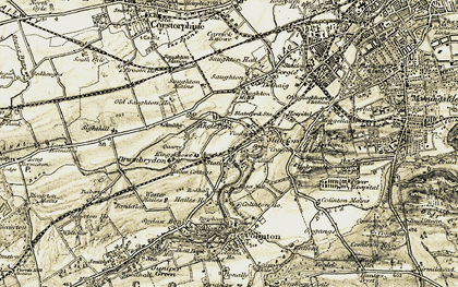 Old map of Kingsknowe in 1903-1904