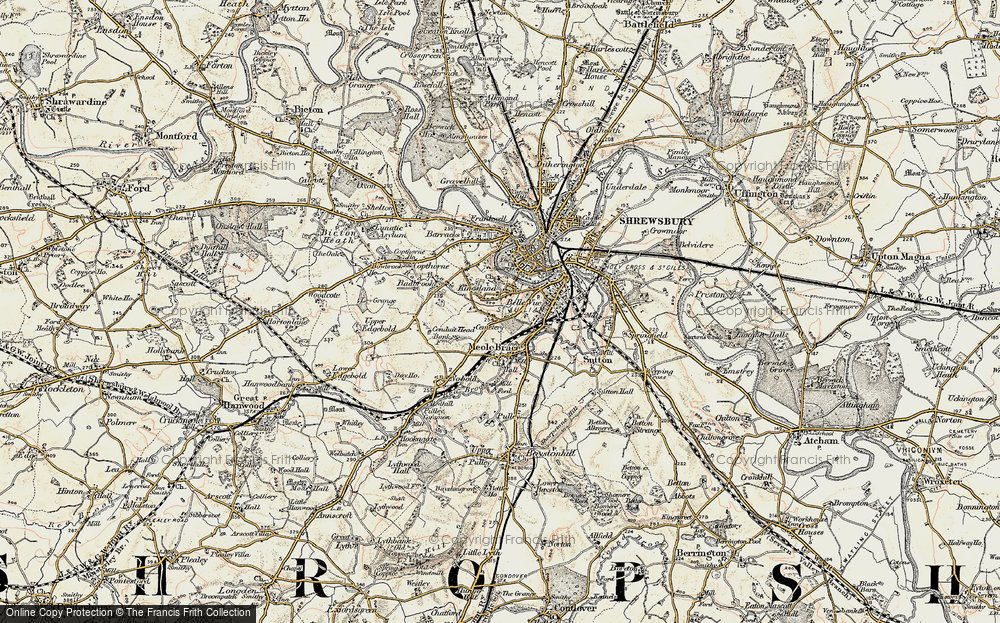 Old Map of Kingsland, 1902 in 1902
