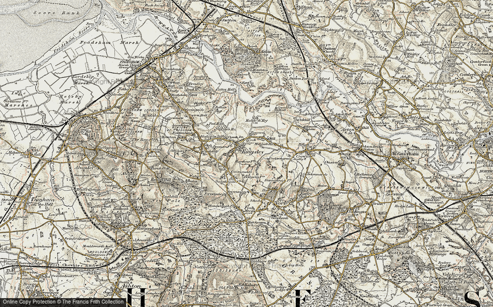 Old Map of Kingsley, 1902-1903 in 1902-1903