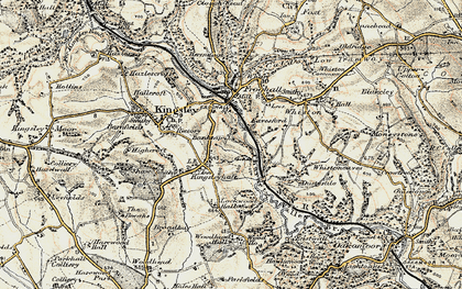 Old map of Kingsley Holt in 1902