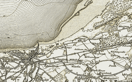 Old map of Auchnacloich in 1911
