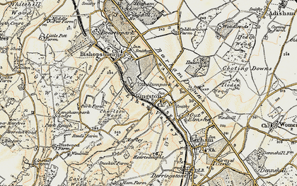 Old map of Kingston in 1898-1899
