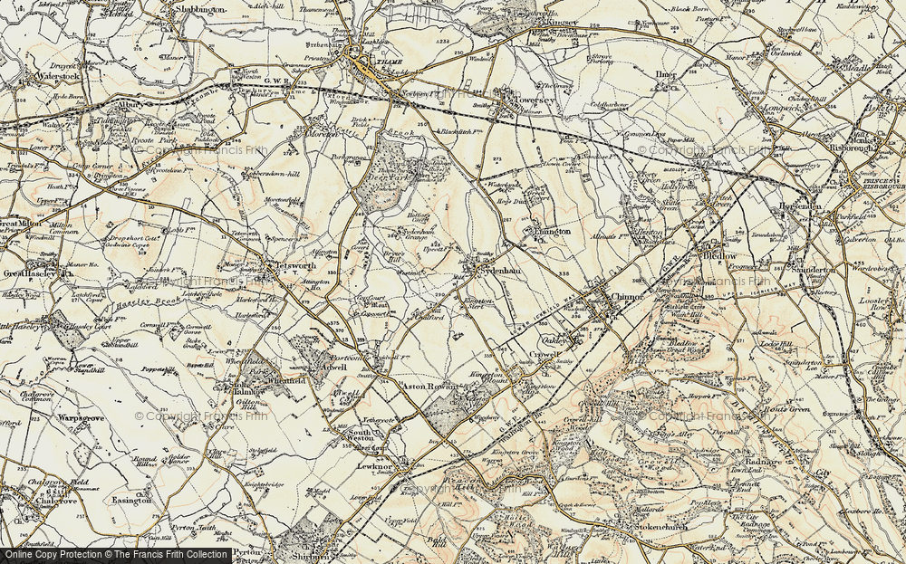 Old Map of Kingston Stert, 1897-1898 in 1897-1898