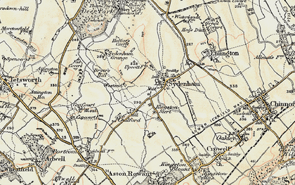 Old map of Kingston Stert in 1897-1898