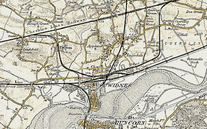 Old map of Kingsway in 1902-1903