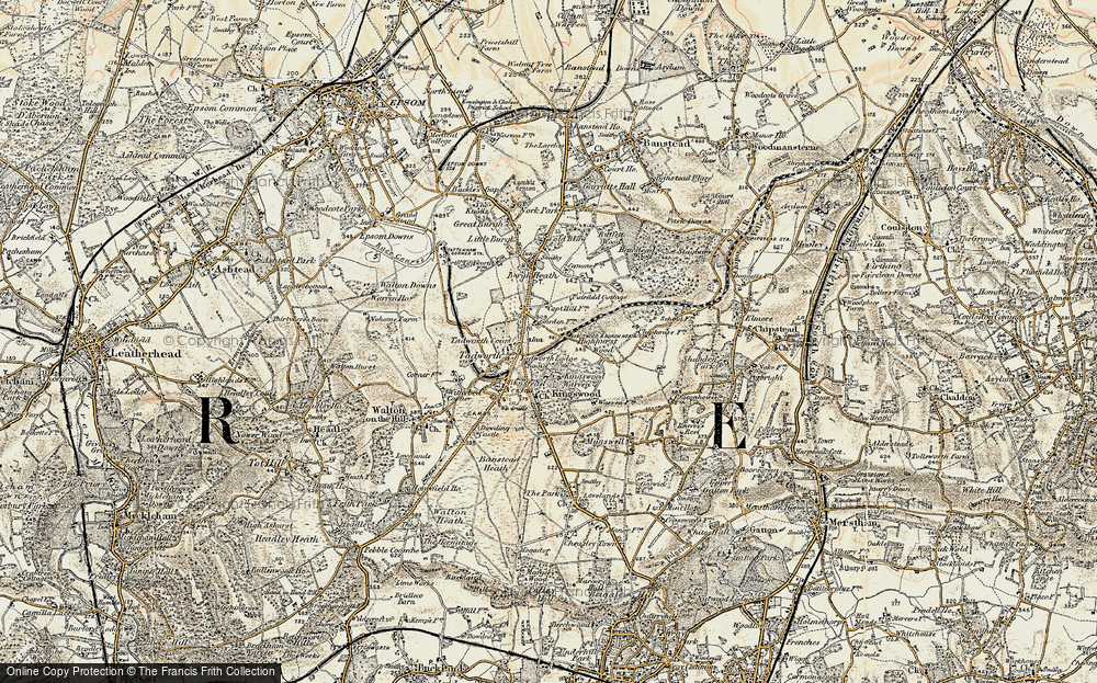 Old Map of Kingswood, 1897-1909 in 1897-1909