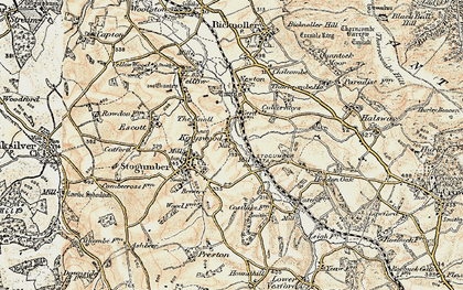 Old map of Kingswood in 1898-1900