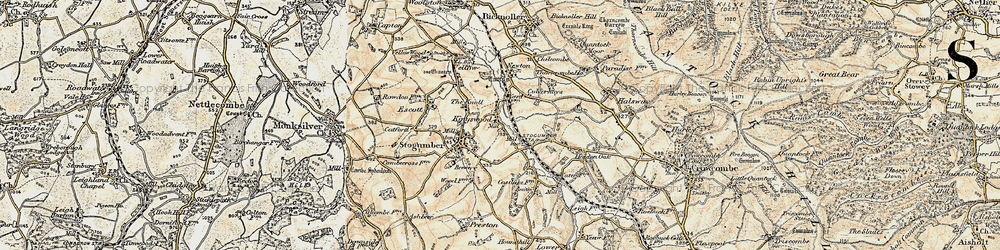 Old map of Kingswood in 1898-1900