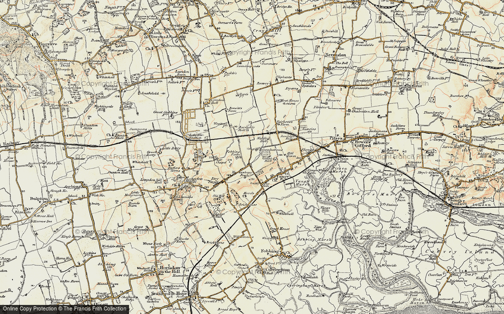 Old Map of Kingswood, 1898 in 1898