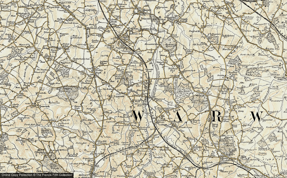 Old Map of Kingswood, 1901-1902 in 1901-1902