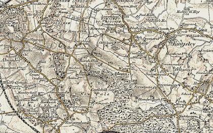 Old map of Kingswood in 1902-1903