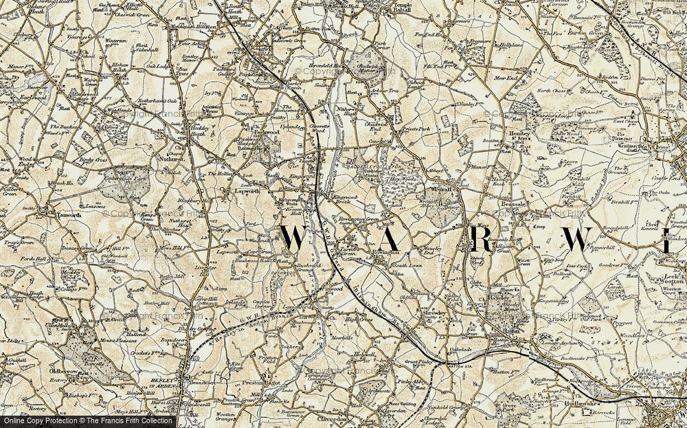 Old Map of Kingswood Brook, 1901-1902 in 1901-1902