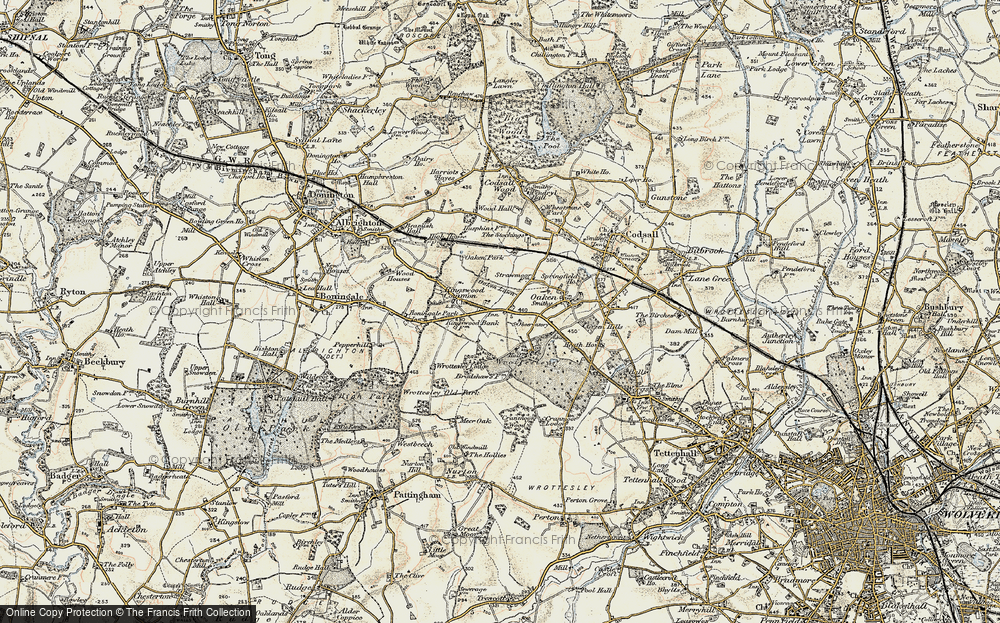 Old Map of Kingswood Common, 1902 in 1902