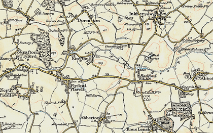 Old map of Kington in 1899-1902