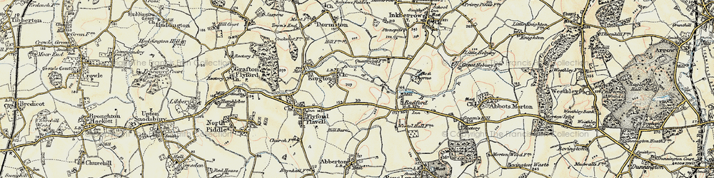 Old map of Kington in 1899-1902