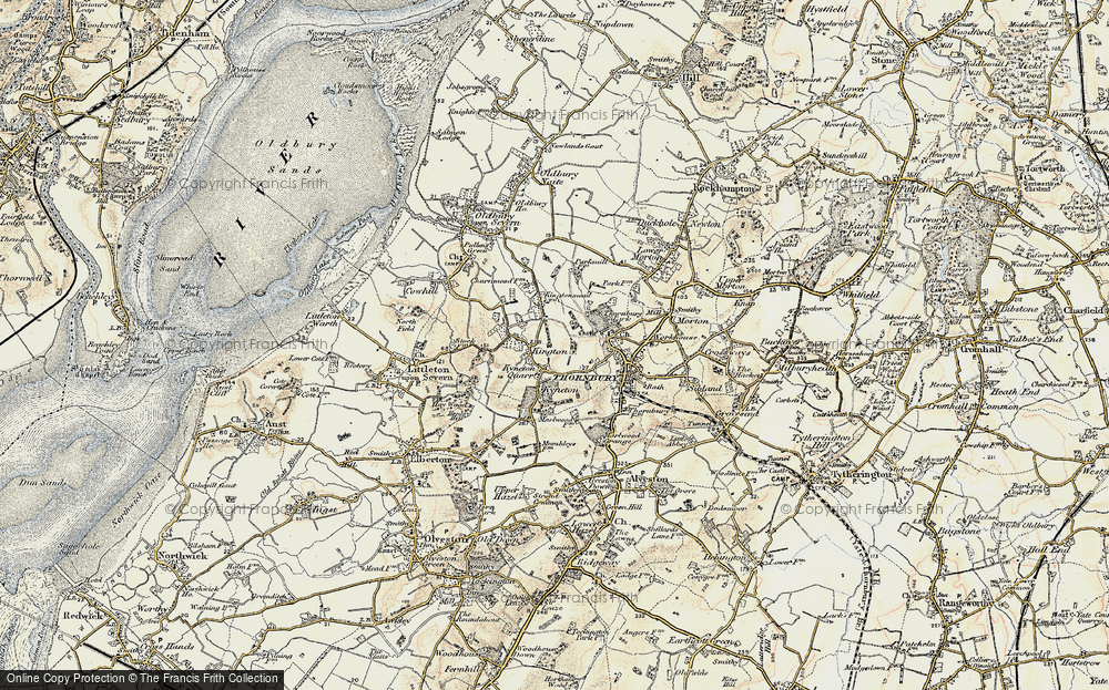 Old Map of Kington, 1899 in 1899