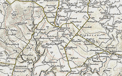 Old map of Kinkry Hill in 1901-1904