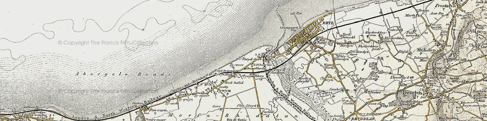 Old map of Kinmel Bay in 1902-1903