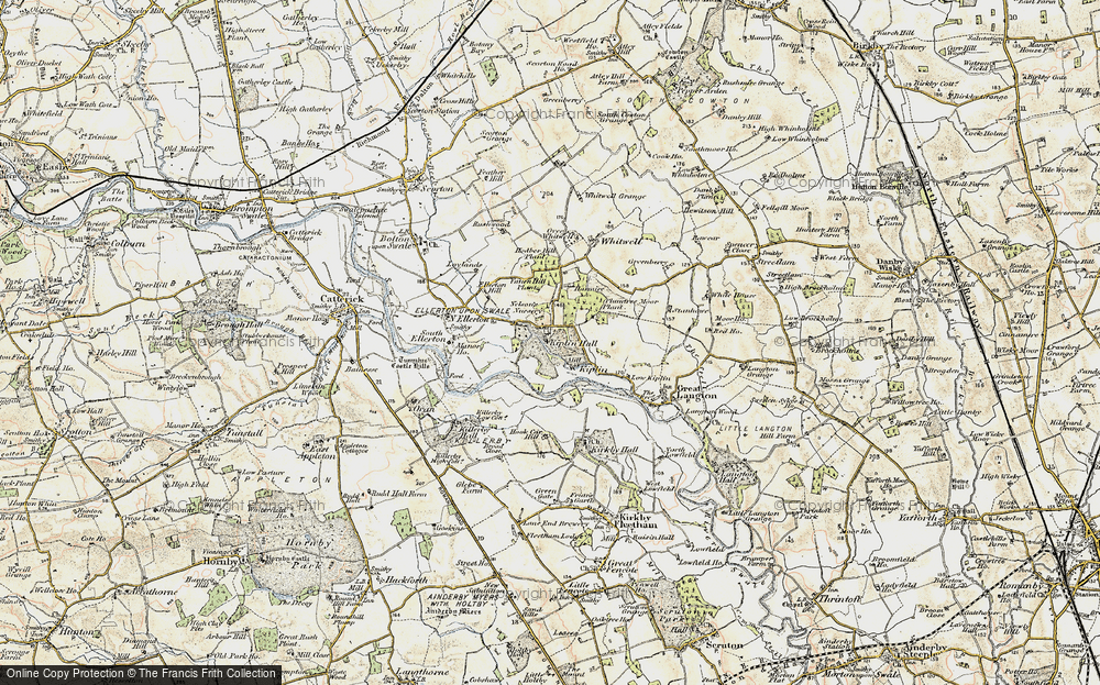 Old Map of Kiplin, 1903-1904 in 1903-1904