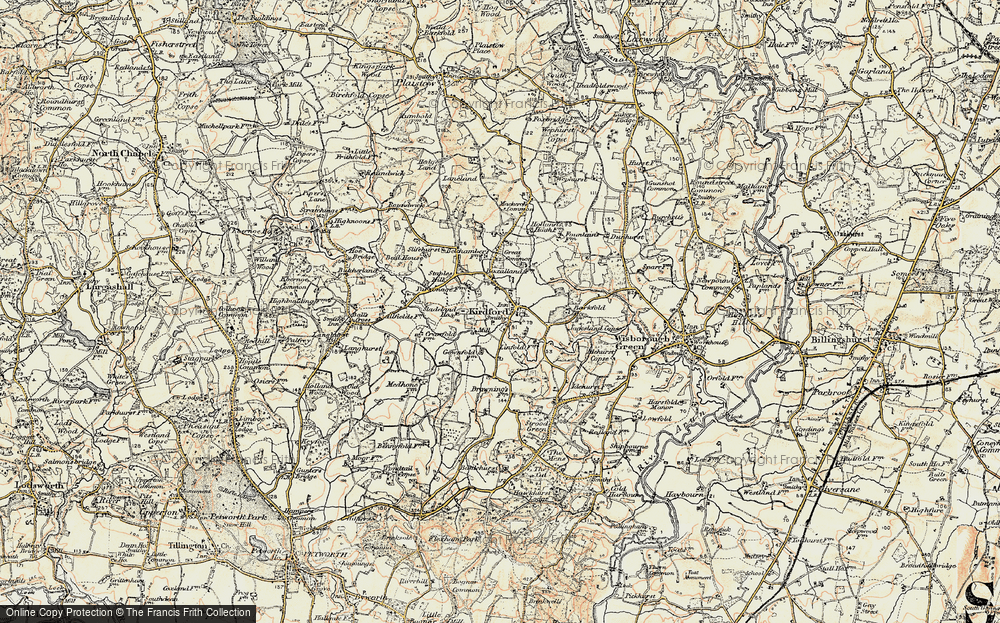 Old Map of Kirdford, 1897-1900 in 1897-1900