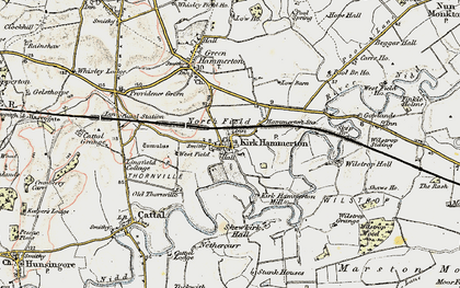 Old map of Wilstrop Grange in 1903-1904