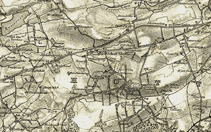 Old map of Westfield in 1904-1905