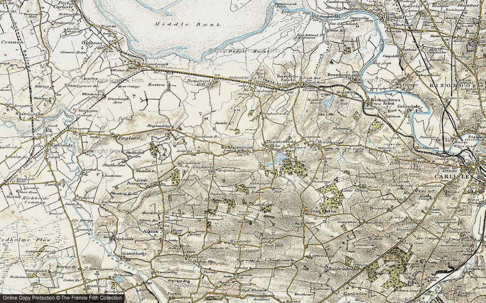 Old Map of Kirkbampton, 1901-1904 in 1901-1904