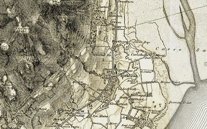 Old map of Boreland Hill in 1901-1905