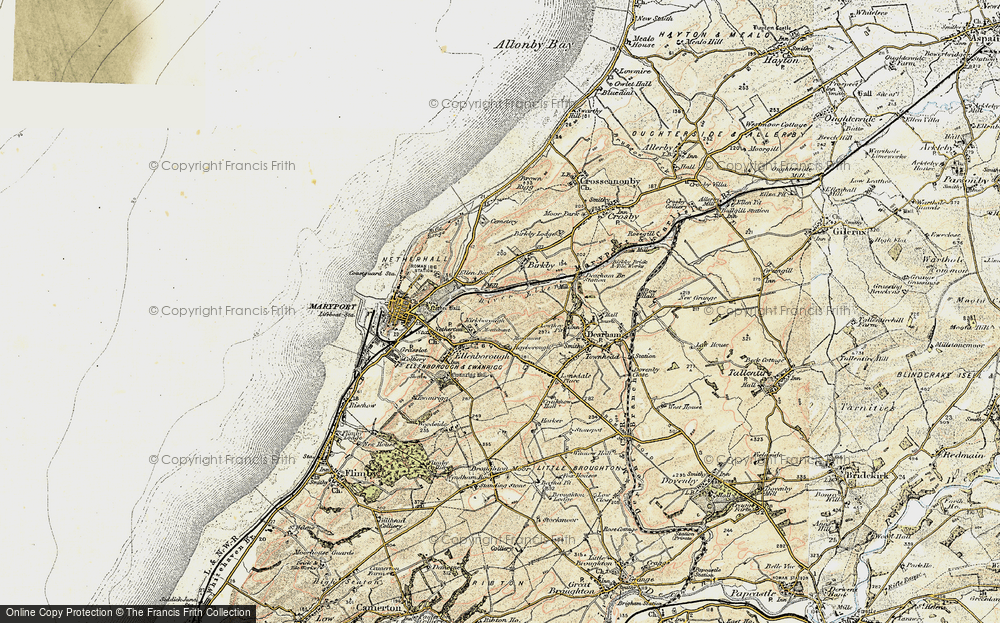 Old Map of Kirkborough, 1901-1905 in 1901-1905