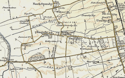 Old map of Kirkby in 1903