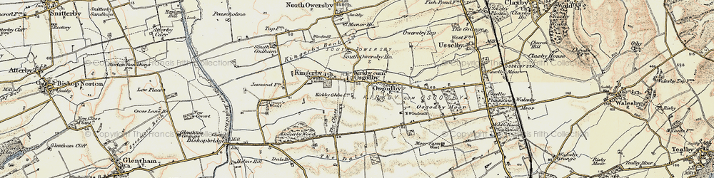 Old map of Kirkby in 1903