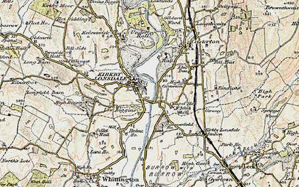 Old map of Kirkby Lonsdale in 1903-1904