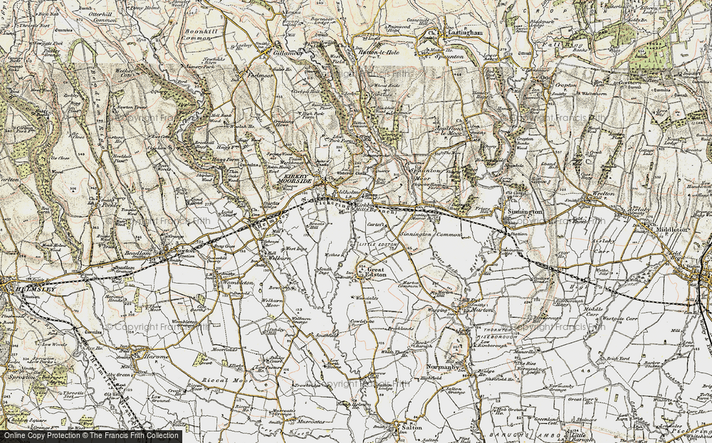 Old Map of Kirkby Mills, 1903-1904 in 1903-1904