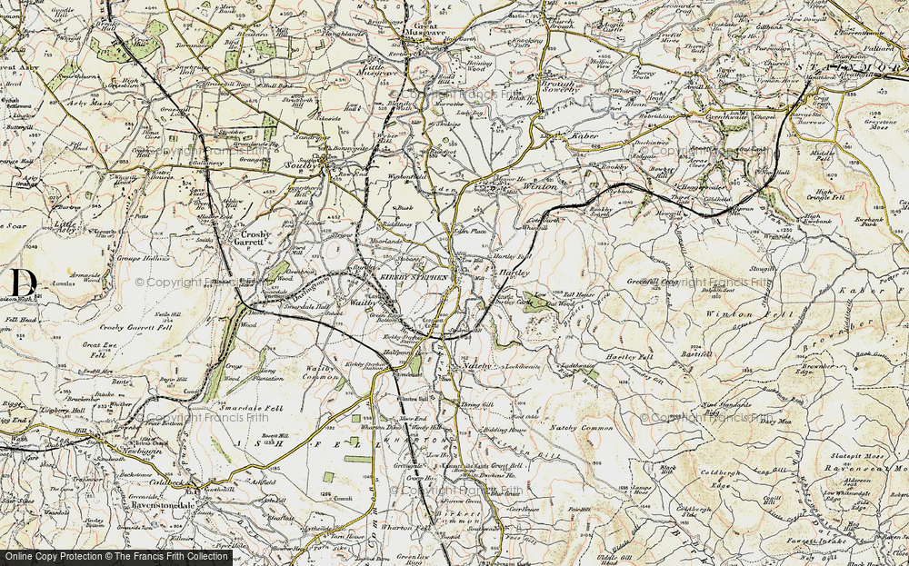 Old Map of Kirkby Stephen, 1903-1904 in 1903-1904