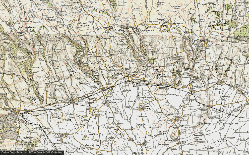 Old Map of Kirkbymoorside, 1903-1904 in 1903-1904