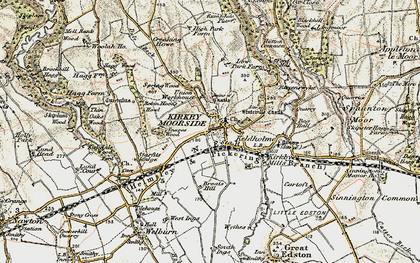 Old map of Kirkbymoorside in 1903-1904