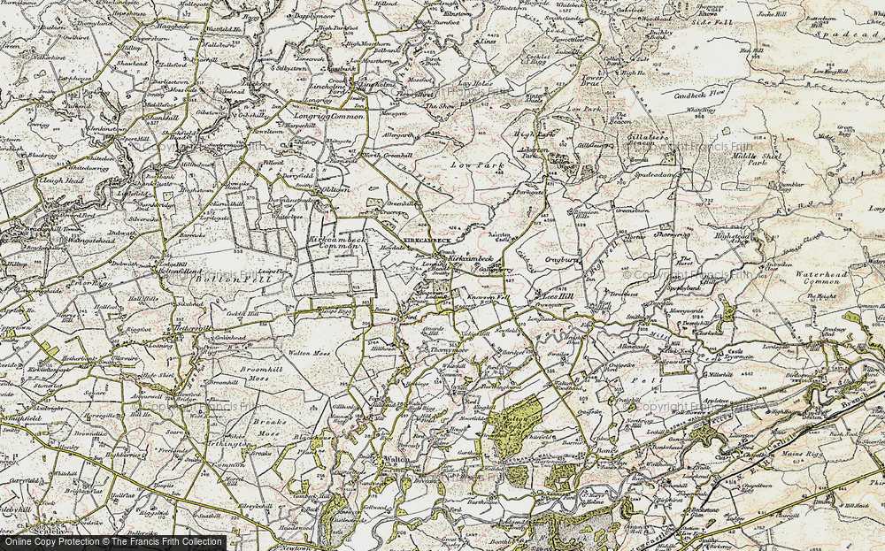 Old Map of Historic Map covering Burthinghurst in 1901-1904
