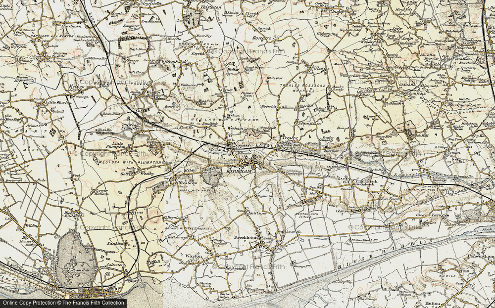 Old Map of Kirkham, 1903 in 1903