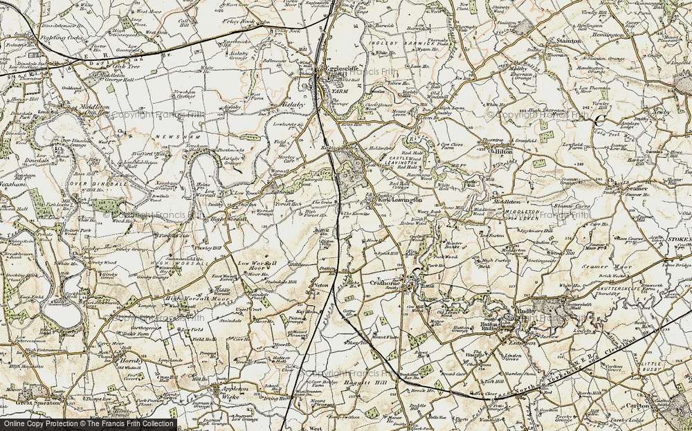 Old Map of Kirklevington, 1903-1904 in 1903-1904