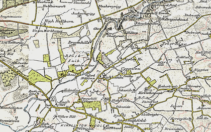 Old map of Black Snib in 1901-1904